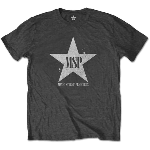 Manic Street Preachers Unisex T-Shirt: Classic Distressed Star (Small)
