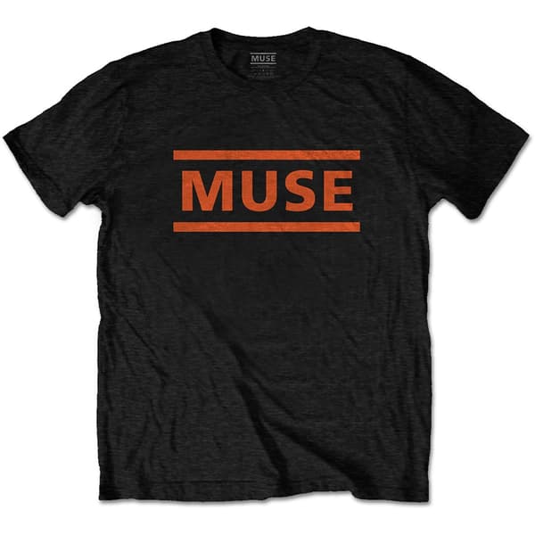 Muse Unisex T-Shirt: Orange Logo (Medium)