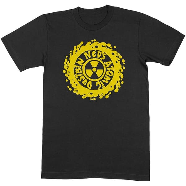 Ned's Atomic Dustbin Unisex T-Shirt: Yellow Classic Logo (XX-Large)