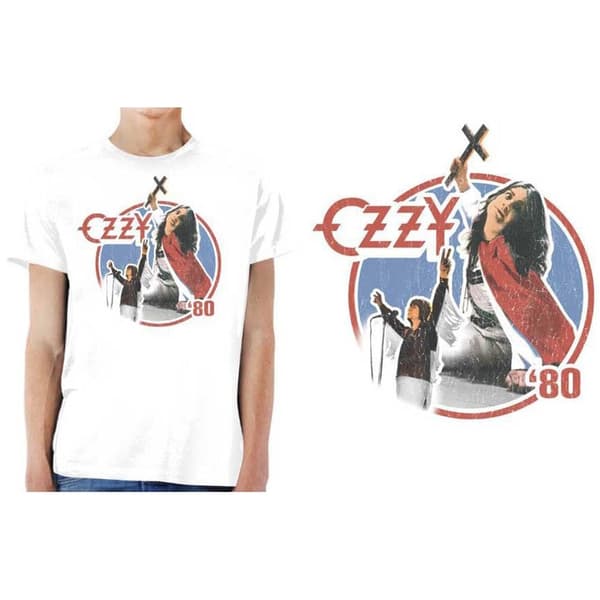 Ozzy Osbourne Unisex T-Shirt: Blizzard of Ozz '80 (Large)