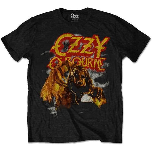 Ozzy Osbourne Unisex T-Shirt: Vintage Werewolf (Large)