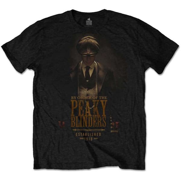 Peaky Blinders Unisex T-Shirt: Established 1919 (Large)
