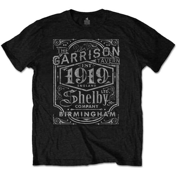 Peaky Blinders Unisex T-Shirt: Garrison Pub (Small)