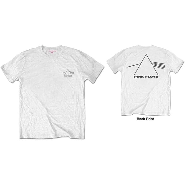 Pink Floyd Unisex T-Shirt: DSOTM Prism (Back Print/Retail Pack) (X-Large)