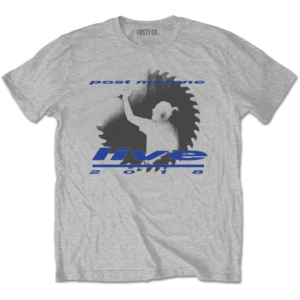 Post Malone Unisex T-Shirt: Live Saw (Large)