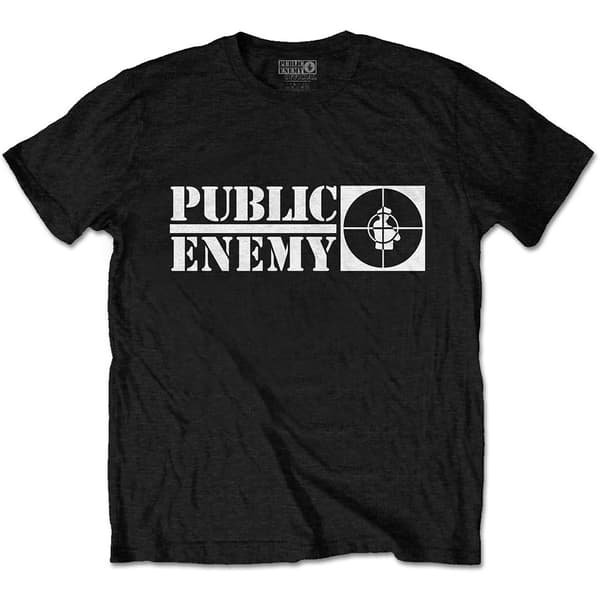 Public Enemy Unisex T-Shirt: Crosshairs Logo (XX-Large)