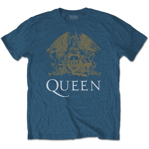Queen Unisex T-Shirt: Crest (Small)