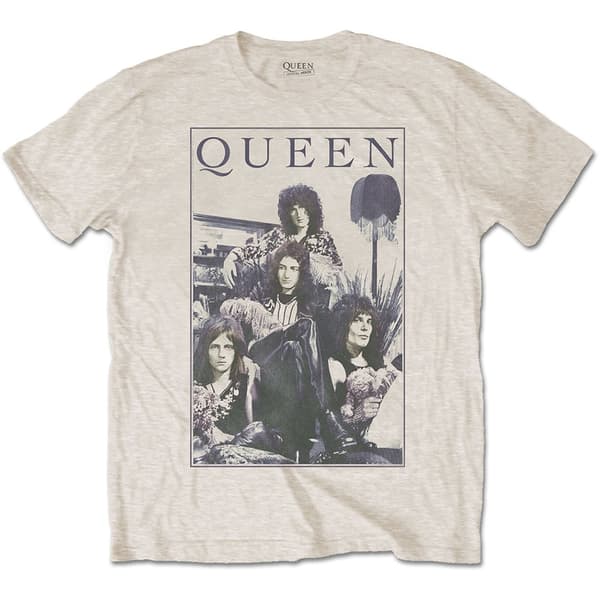 Queen Unisex T-Shirt: Vintage Frame (Large)