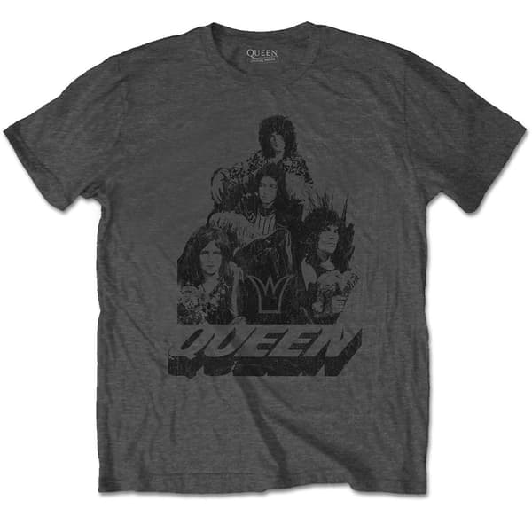 Queen Unisex T-Shirt: 70s Photo (X-Large)