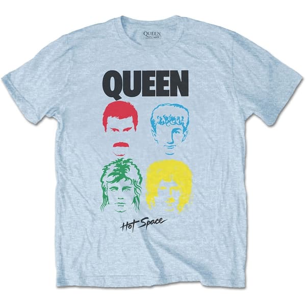 Queen Unisex T-Shirt: Hot Space Album (Large)