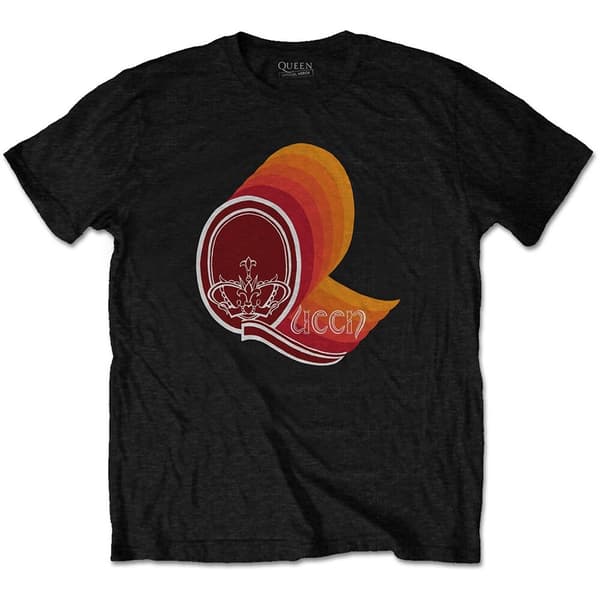 Queen Unisex T-Shirt: Retro Logo (Medium)