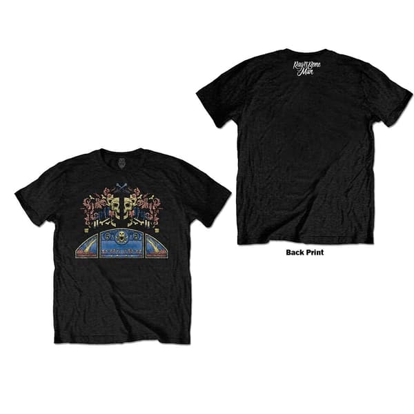 Rag'n'Bone Man Unisex T-Shirt: Coloured Graveyard (Back Print) (Medium)