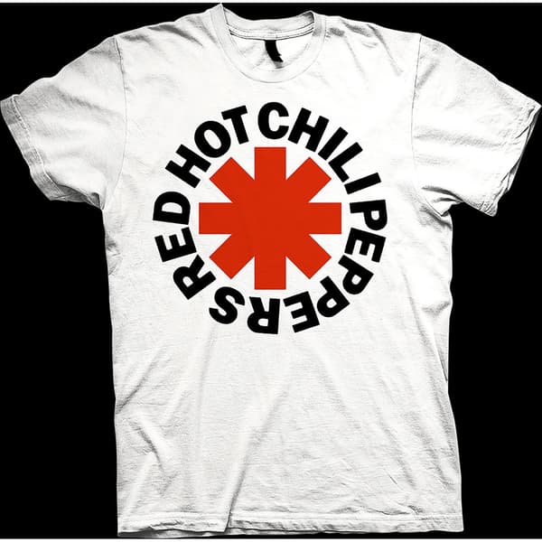 Red Hot Chili Peppers Unisex T-Shirt: Red Asterisk (Medium)