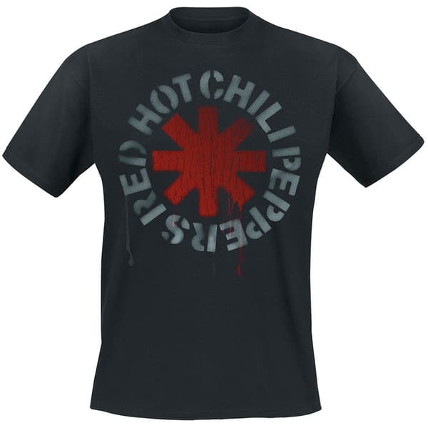 Red Hot Chili Peppers Unisex T Shirt: Stencil (Small) CDON