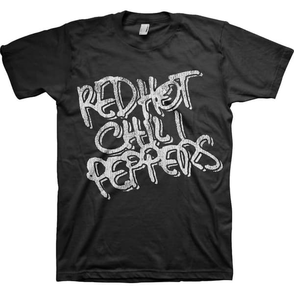 Red Hot Chili Peppers Unisex T-Shirt: Black & White Logo (XX-Large)