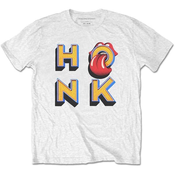 The Rolling Stones Unisex T-Shirt: Honk Letters (X-Large)