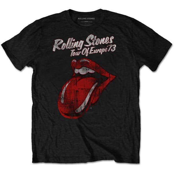 The Rolling Stones Unisex T-Shirt: 73 Tour (Large)