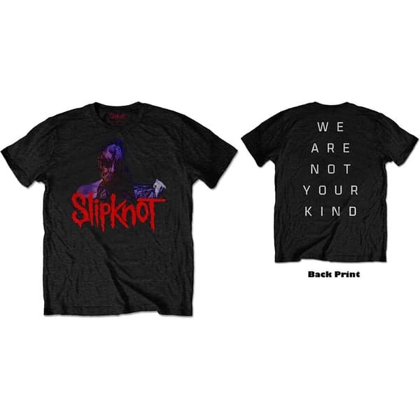 Slipknot Unisex T-Shirt: WANYK Back Hit (Back Print) (Large)