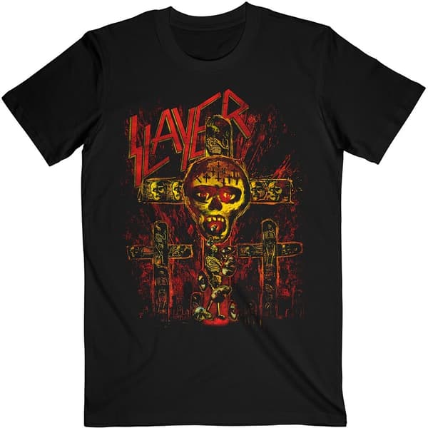Slayer Unisex T-Shirt: SOS Crucifixion (Medium)
