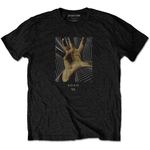System Of A Down Unisex T-Shirt: 20 Years Hand (X-Large)
