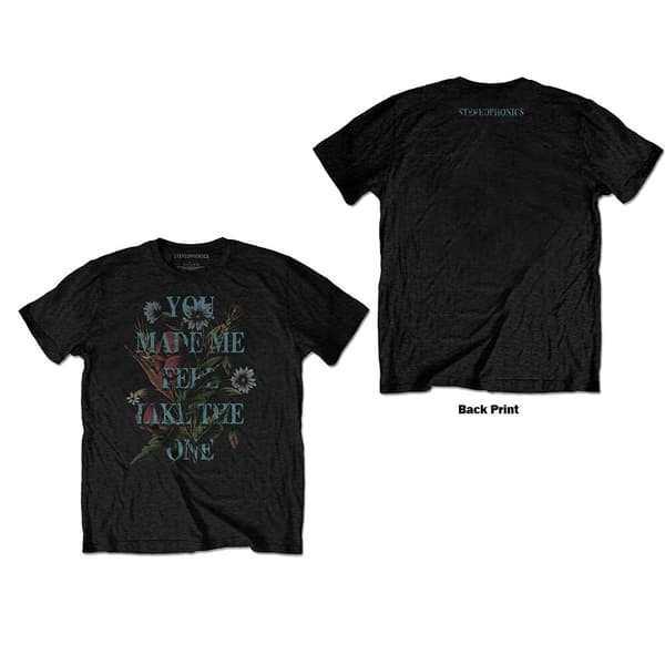 Stereophonics Unisex T-Shirt: Make Me Feel… (Back Print) (Medium)
