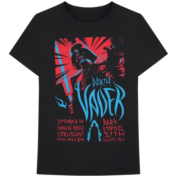 Star Wars Unisex T-Shirt: Darth Rock One (Large)