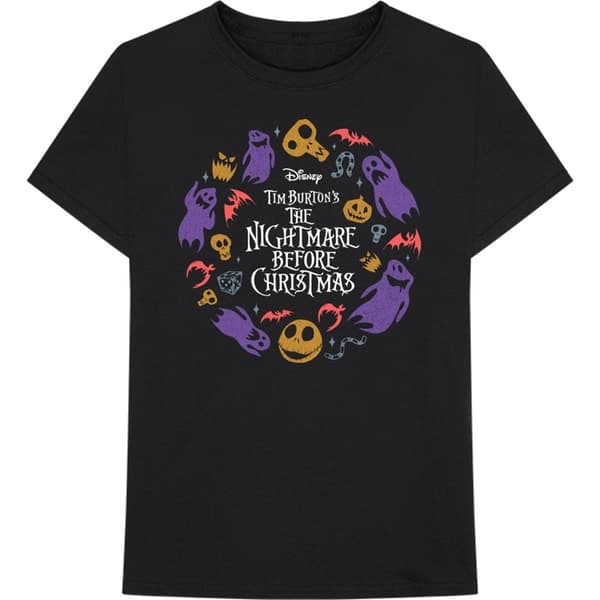Disney Unisex T-Shirt: The Nightmare Before Christmas Character Flight (XX-Large)