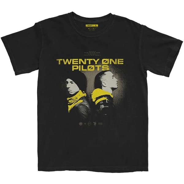 Twenty One Pilots Unisex T-Shirt: Back To Back (Large)