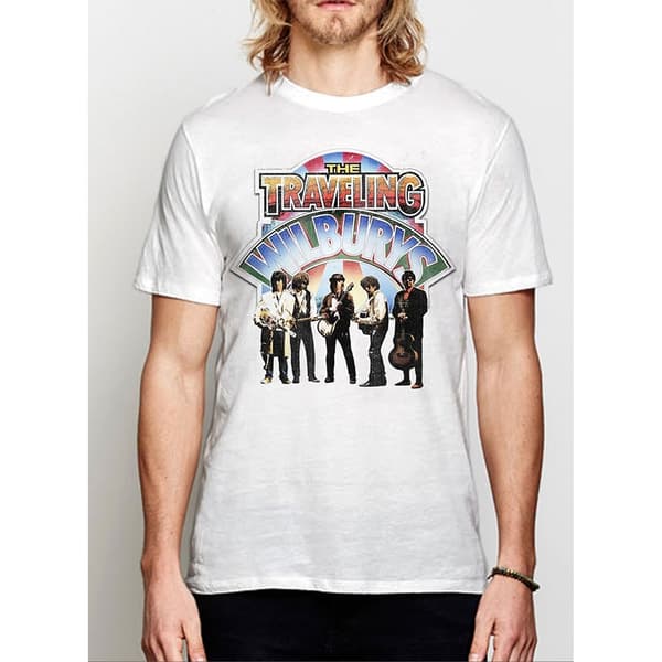 The Traveling Wilburys Unisex T-Shirt: Band Photo (Large)