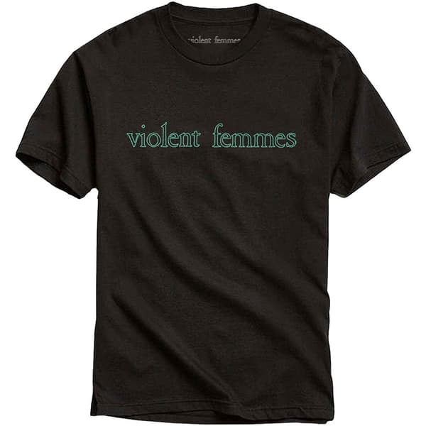 Violent Femmes Unisex T-Shirt: Green Vintage Logo (X-Large)