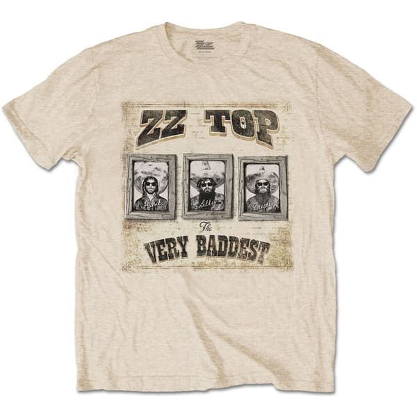 ZZ Top Unisex T-Shirt: Very Baddest (Medium)
