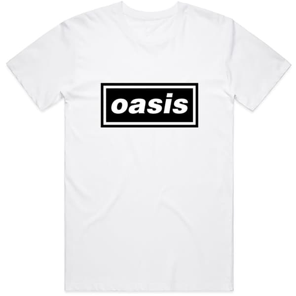 Oasis Unisex T-Shirt: Decca Logo (Medium)