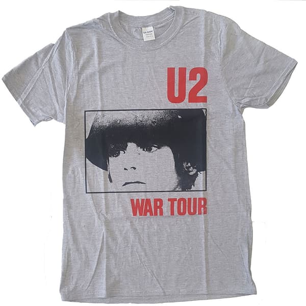 U2 Unisex T-Shirt: War Tour (Medium)