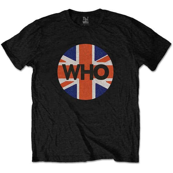 The Who Unisex T-Shirt: Union Jack Circle (Small)
