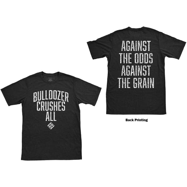 Machine Head Unisex T-Shirt: Bulldozer (Back Print) (Large)