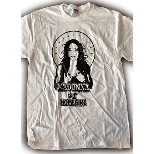 Madonna Unisex T-Shirt: Home Girl (Ex Tour) (Large)