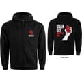 Pikkukuva 1 / 2: Green Day Ladies Zipped Hoodie: American Idiot (Back Print) (X-Small)