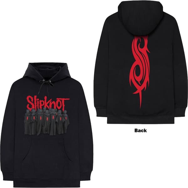 Slipknot Unisex Pullover Hoodie: Choir (Back Print) (Small)