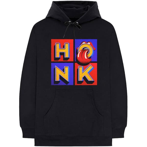 The Rolling Stones Unisex Pullover Hoodie: Honk Album (Large)