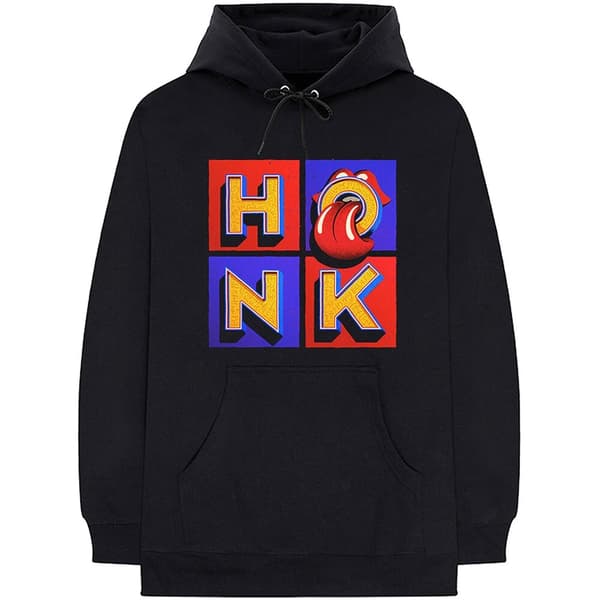 The Rolling Stones Unisex Pullover Hoodie: Honk Album (Large)