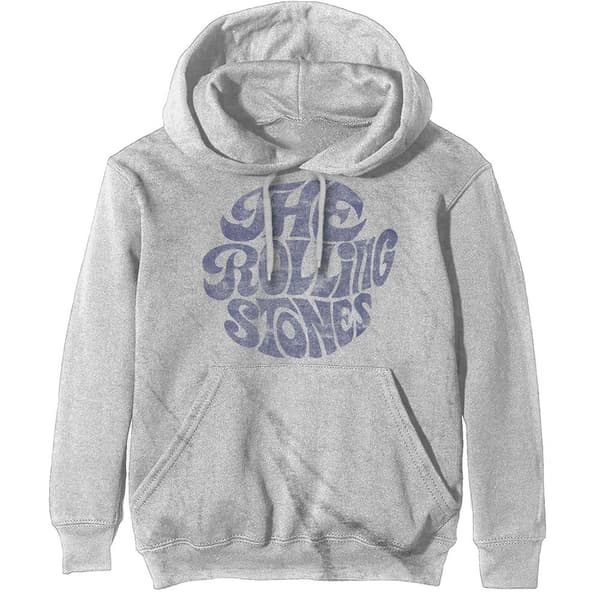The Rolling Stones Unisex Pullover Hoodie: Vintage 70s Logo (Medium)
