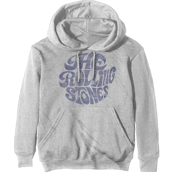 The Rolling Stones Unisex Pullover Hoodie: Vintage 70s Logo (Medium)