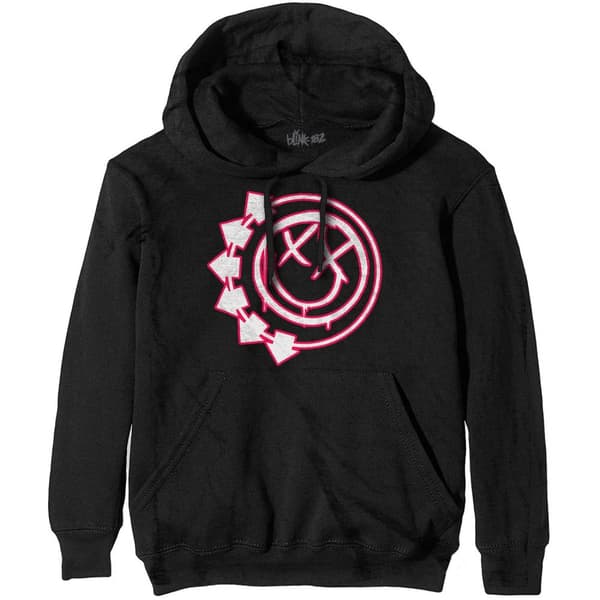 Blink-182 Unisex Pullover Hoodie: Six Arrow Smiley (Medium)