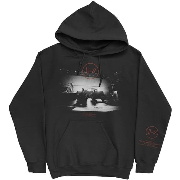 Twenty One Pilots Unisex Pullover Hoodie: Dark Stage (Arm Prints) (Medium)