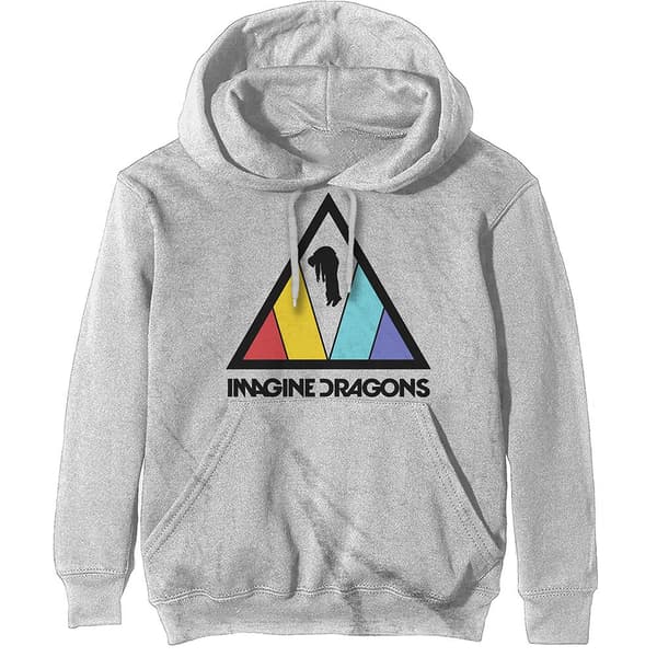 Imagine Dragons Unisex Pullover Hoodie: Triangle Logo (X-Large)