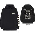 Miniatyrbillede 2 af 3: Nas Unisex Pullover Hoodie: Symbols (Back Print) (X-Large)