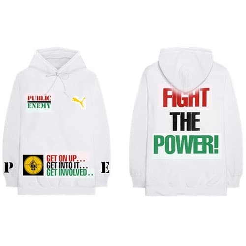 Public Enemy Unisex Pullover Hoodie: Fight The Power (Back Print) (X-Large)