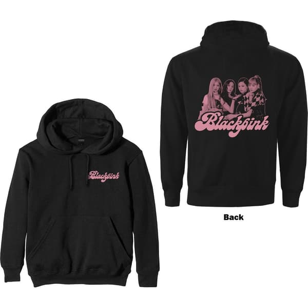 BlackPink Unisex Pullover Hoodie: Photo Back (Back Print) (X-Large)