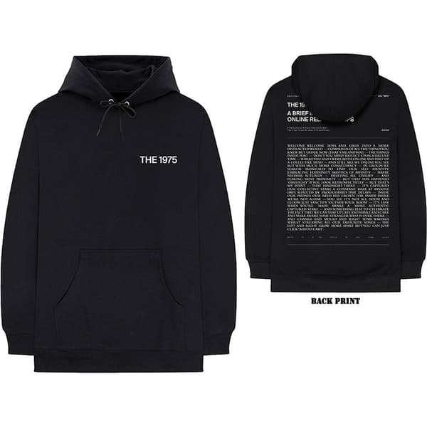 The 1975 Unisex Pullover Hoodie: ABIIOR Welcome Welcome Version 2. (Back Print) (XX-Large)