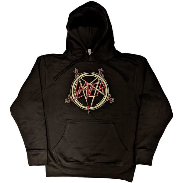 Slayer Unisex Pullover Hoodie: Pentagram (Medium)